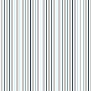 Vertical Stripes in Blue and Gray