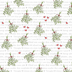 Mistletoe Repeating Pattern