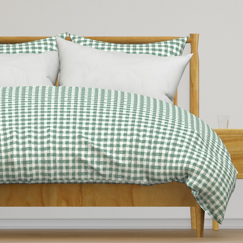 Modern Farmhouse Gingham Green