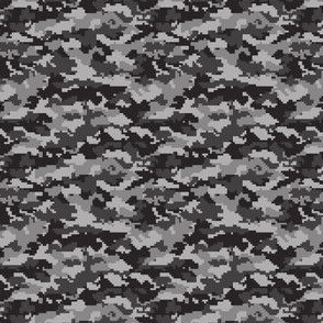 (micro scale) Digital Camouflage - Black Camouflage - LAD19BS