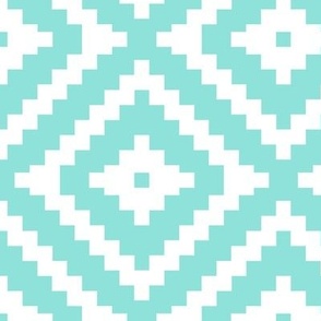 aztec on teal - LAD19BS