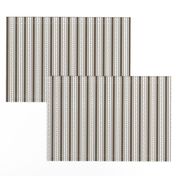 Vertical Ribbon Stripes, French Gray, White