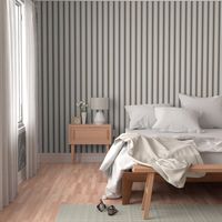 Vertical Ribbon Stripes, French Gray, White