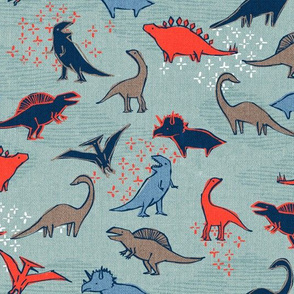 Dinosaurs {Blue}