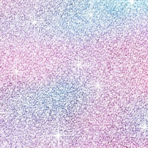 Magical Faux Glitter Pattern in Mermaid Colors