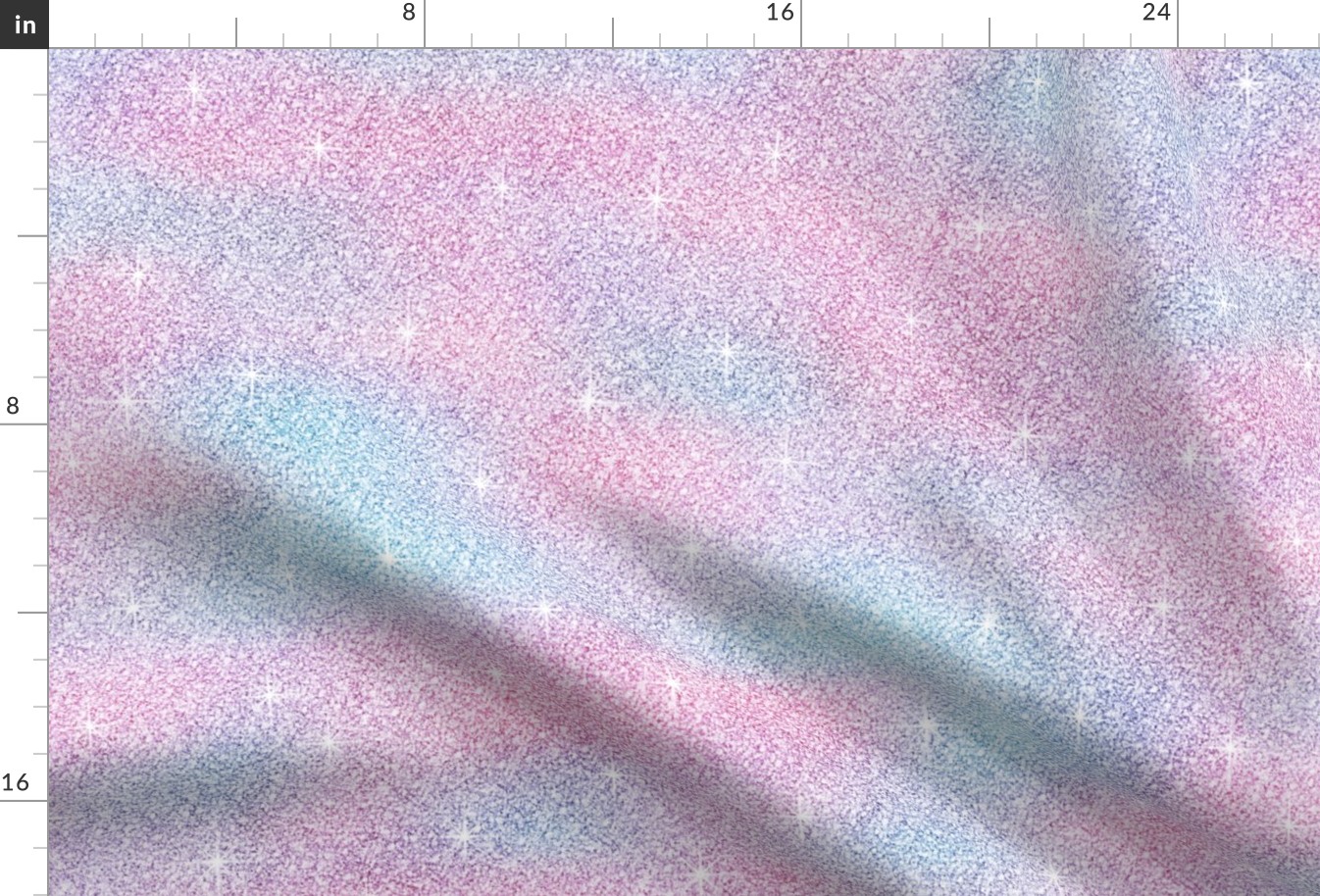 Magical Faux Glitter Pattern in Mermaid Colors