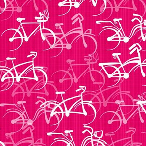 Biking | Pink Faux Texture | Standard Size