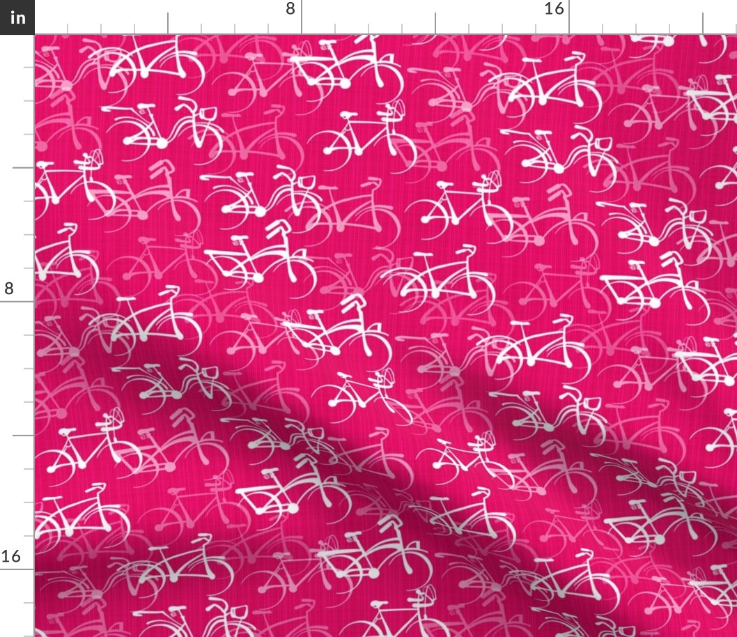 Biking | Pink Faux Texture | Standard Size