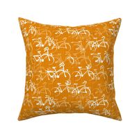 Biking | Orange Faux Texture | Standard Size