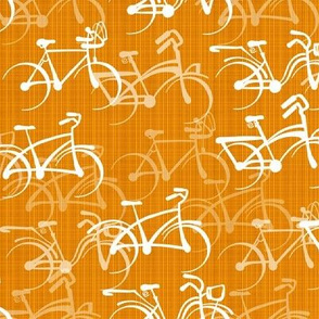 Biking | Orange Faux Texture | Standard Size