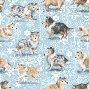 The Christmas Rough Collie