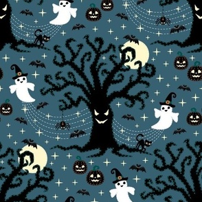 happy spooky halloween ★ dark teal