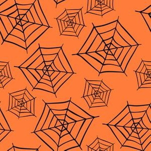 Spider Webs - Orange