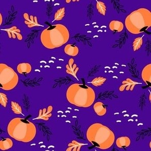 Fall Pumpkins - Purple