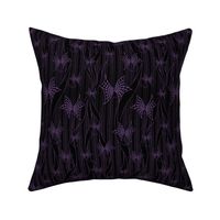 ★ SPIDER WEB THREADS ★ Black and Purple - Small Scale / Collection : Halloween Moths - Creepy Prints