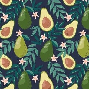 avocado garden pattern
