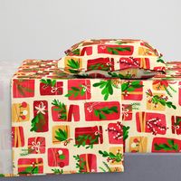 Winter Floral Gift Box Christmas Colours