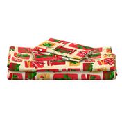 Winter Floral Gift Box Christmas Colours