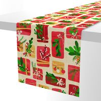 Winter Floral Gift Box Christmas Colours