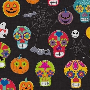 medium // Halloween patchwork stickers