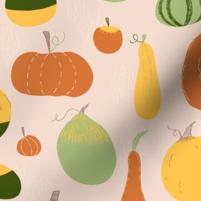 Crafty Pumpkins - fall gourds and pumpkins