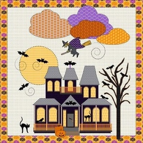 Halloween Embroidery, swatch