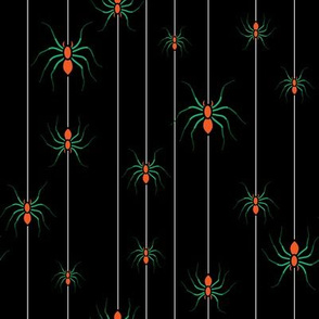 spider halloween stripe view as swatch