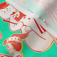 Pinup Vintage Christmas Duotone