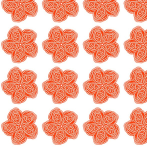 Karaka Funky Flower (Orange) Soft Edge Star Flower