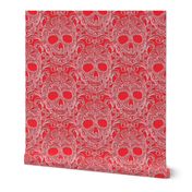 Lace Skulls {Pink} -large