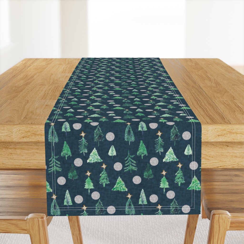 Oh Christmas Tree  (navy) 