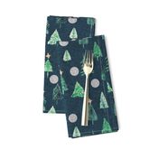 Oh Christmas Tree  (navy) 