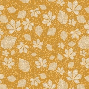 Leafy Embroidery | Mustard