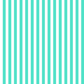 turquoise stripes