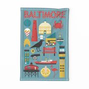 Celebrate Baltimore Tea Towel