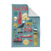 Celebrate Baltimore Tea Towel