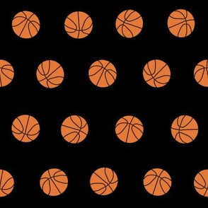 basketball sports fabric, college basketball, sports, basketballs, simple, classic style - black