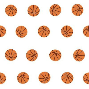basketball sports fabric, college basketball, sports, basketballs, simple, classic style - white