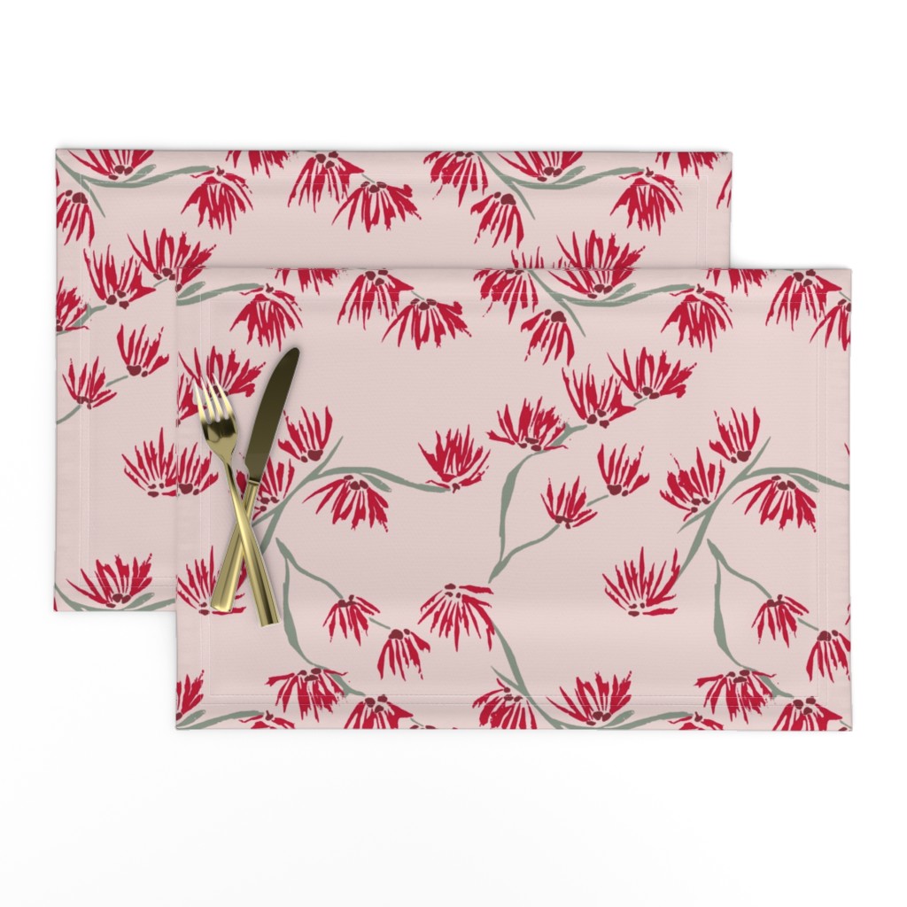 batik witch hazel on pink