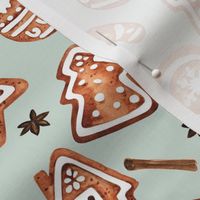 Christmas Gingerbread Cookies // Sage Gray