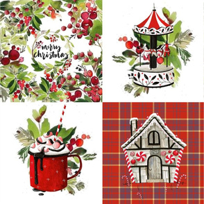 Merry & Bright Christmas Patchwork
