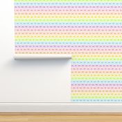 Pastel Rainbow Space Invaders