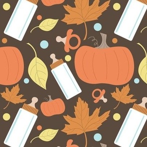 Autumn Baby Pumpkin Pattern