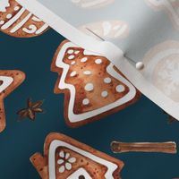 Gingerbread Cookies // Cyprus Teal