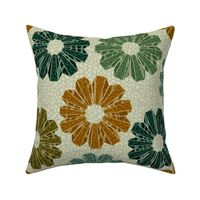 art deco floral 3x