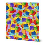 Candy Rainbow Geometric