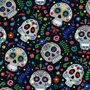 Mexican Sugar Skulls Calaveras