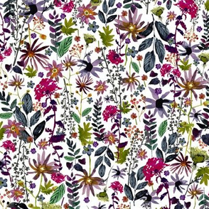 Jewel Tones Floral - Small Size