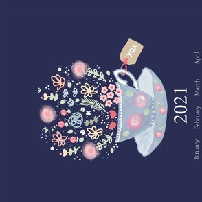 Tea Time 2021 Tea Towel Calendar