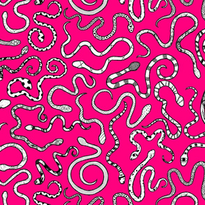 pink snakes